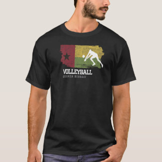 T-shirt Équipe Drapeau Guinée Bissau de volley-ball Plage 