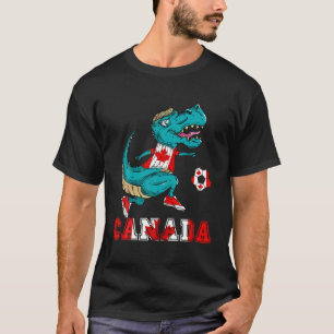 T-shirt Équipe du Canada de football Drapeau canadien Rex 