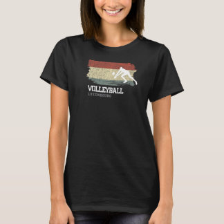 T-shirt Équipe du drapeau luxembourgeois de volley-ball Pl