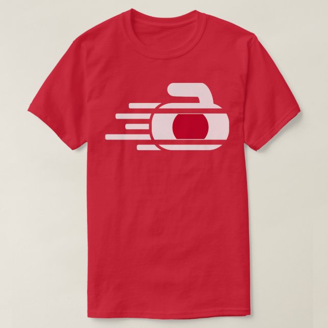 T-shirt Équipe du Japon de curling fans Jersey Japonais Cu (Design devant)