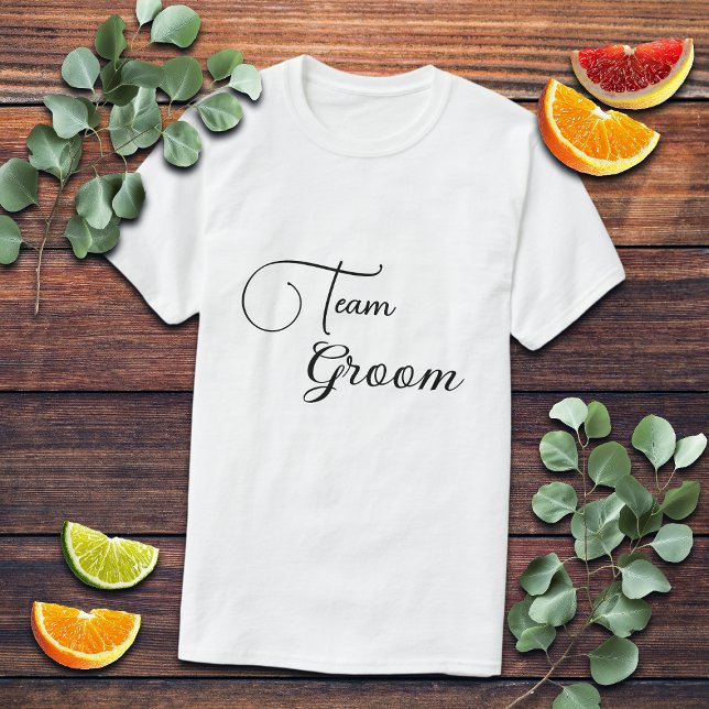 T-shirt Équipe du marié (Créateur téléchargé)