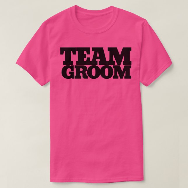 T-shirt Équipe du marié enterrement de vie de garçon 6 (Design devant)