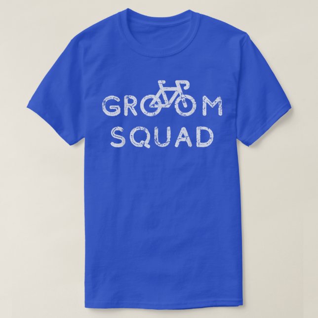 T-shirt Équipe du marié, enterrement de vie de garçon drôl (Design devant)