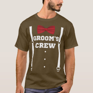 T-shirt Équipe du marié, équipe drôle des garçons d'honneu