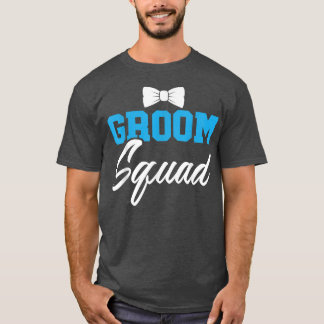 T-shirt Équipe du marié fête marier mariée Groomsquad céli