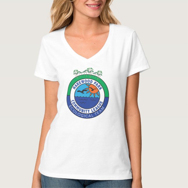 T-shirt Équipe écologique de la Ligue communautaire de Har (Devant)
