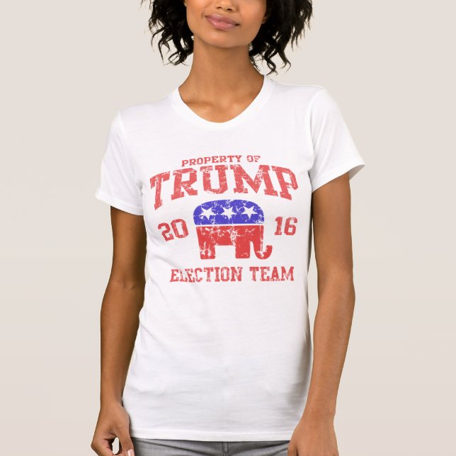 T-shirt Équipe électorale Donald Trump 2016 (Devant)