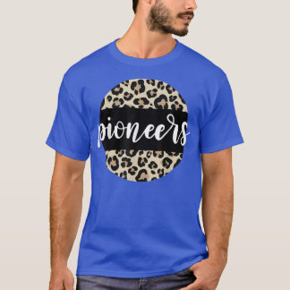 T-shirt Équipe Empreinte de léopard Pioneers Mascotte Écol