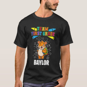 T-shirt Équipe Enfants Baylor de première année personnali