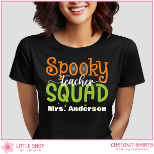 T-shirt Équipe Enseignant éffrayant Groupe Personnalisable