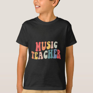 T-shirt Équipe Enseignante Musique super Professeur Retour