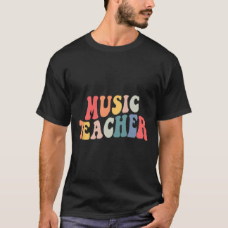 T-shirt Équipe Enseignante Musique super Professeur Retour
