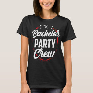 T-shirt Équipe enterrement de vie de garçon mariée mari