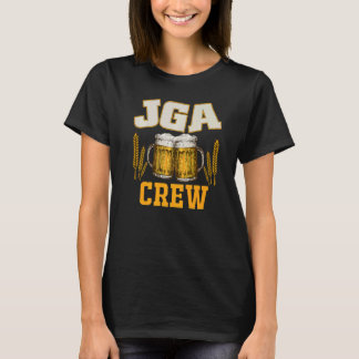 T-shirt Équipe EVG avec bière pour l'enterrement de vie de