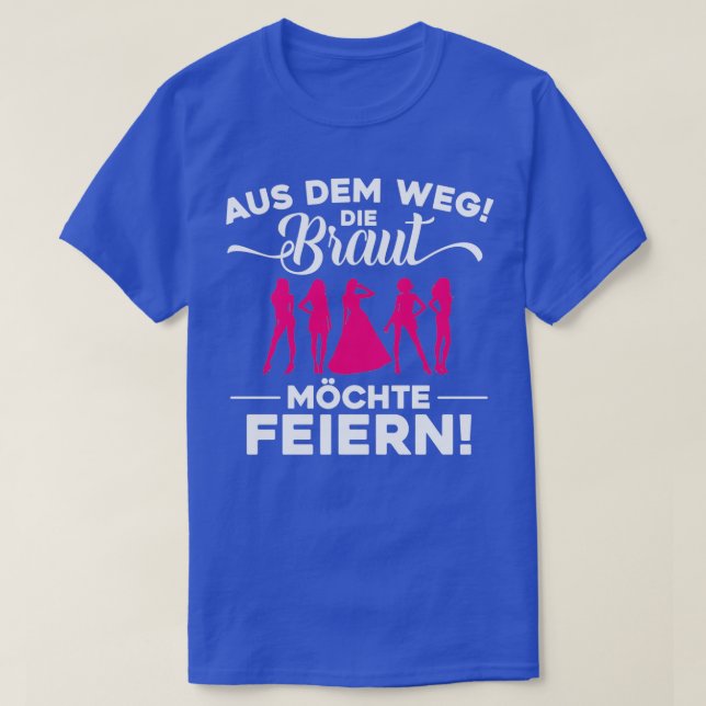 T-shirt Équipe EVJF Cadeau Mariée 6 (Design devant)