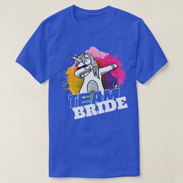 T-shirt Équipe féminine de la mariéeEnterrement de vie de  (Design devant)
