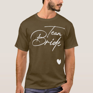 T-shirt Équipe féminine de mariée enterrement de vie de je