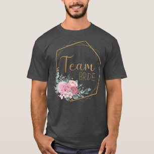 T-shirt Équipe féminine Mariée Enterrement de vie de garço