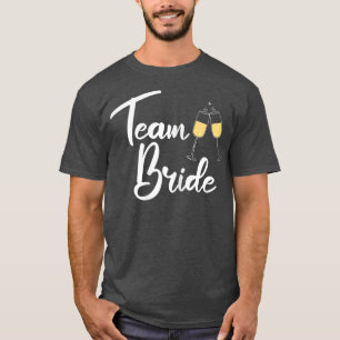 T-shirt Équipe féminine mariée enterrement de vie de jeune
