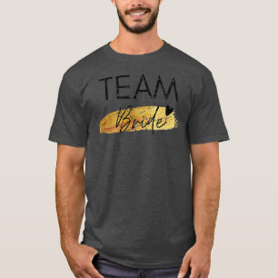 T-shirt Équipe féminine Mariée Mariage Enterrement de vie