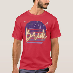 T-shirt Équipe féminine MariéeÉquipe Mariée Arrière - plan