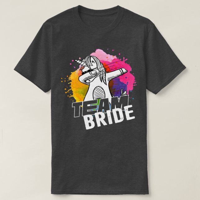 T-shirt Équipe Femme Mariée Femmes Bachelorette Hen Night  (Design devant)