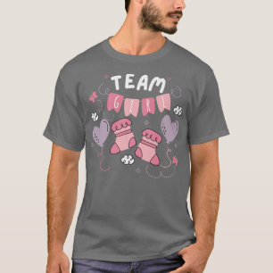 T-shirt Équipe Fille Genre Revela Party Team Pink Baby Ann