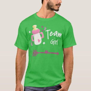 T-shirt Équipe Fille Genre Revela Party Team Pink Baby Ann