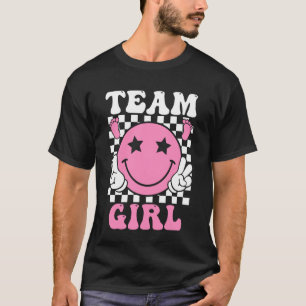 T-shirt Équipe Fille Révélation du sexe de bébé Fête Annon