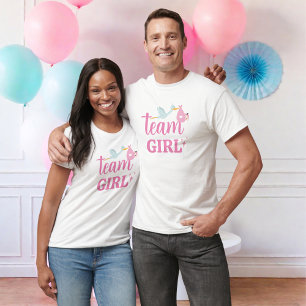 T-shirt Équipe Fille Rose Genre Revela Party Unisex