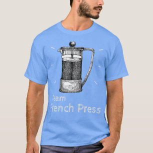 T-shirt Équipe France Presse Café Pot amp Coffee Brew