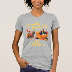 T-shirt Équipe Friendsgiving se fait plumée T-Shi surdimen