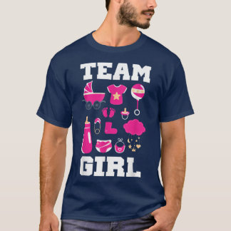 T-shirt Équipe GirlGender Reveal Party Team Girl682