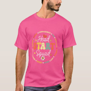T-shirt Équipe Head Start Professeur d'école à la maison H