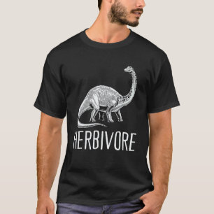 T-shirt Équipe Herbivore Végétalien Brontosaurus Végétarie