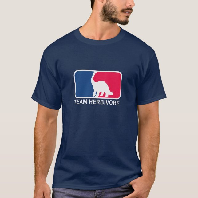 T-shirt Équipe Herbivore Vegetarian Vegetarian Vegetarian (Devant)
