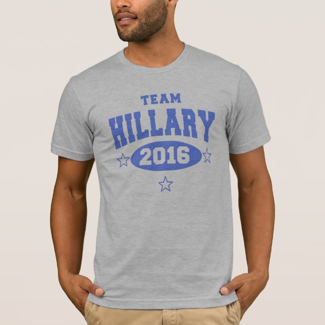 T-shirt Équipe Hillary 2016 (Devant)