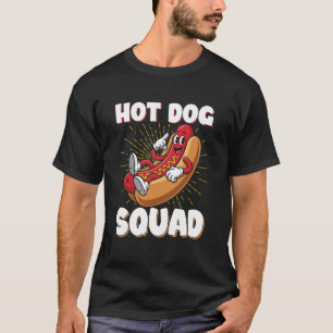 T-shirt Équipe Hot Dog Amoureux de saucisse de Hot Dog