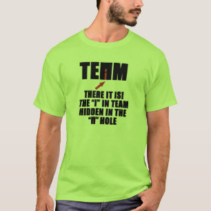 T-SHIRT ÉQUIPE, IL Y A UN "I" EN ÉQUIPE