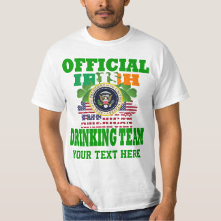 T-shirt Équipe irlandaise officielle de boisson