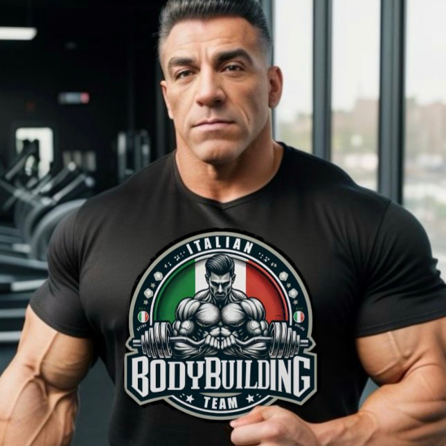 T-shirt Équipe italienne de musculation (Créateur téléchargé)