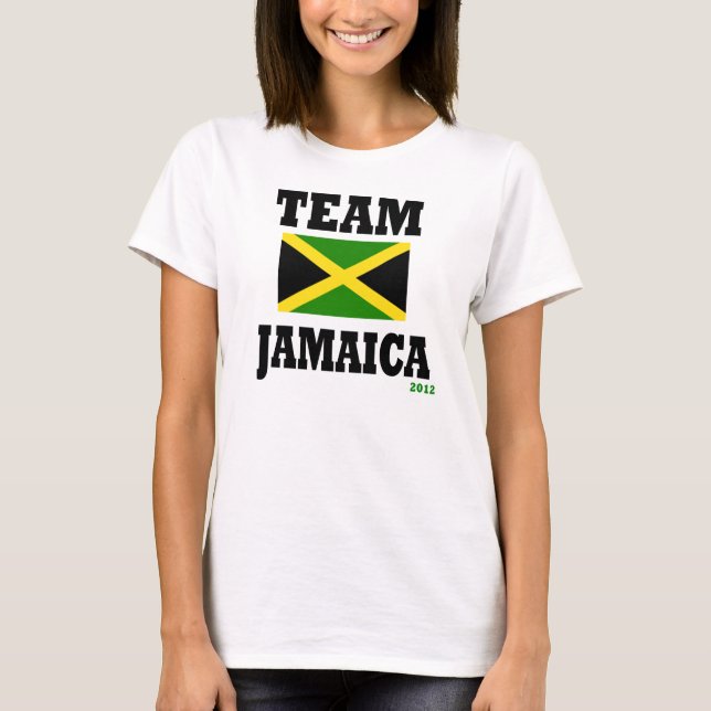 T-SHIRT ÉQUIPE JAMAÏQUE 2012 (Devant)