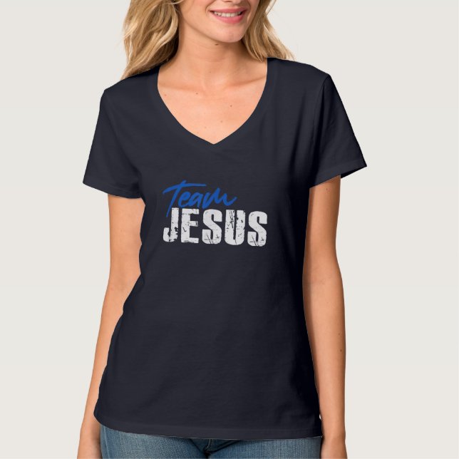 T-shirt Équipe Jésus Christ Christian Dieu catholique orth (Devant)