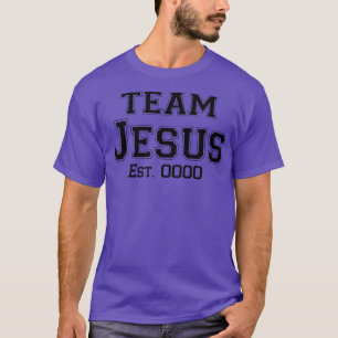 T-shirt Équipe Jésus Est 0000 Foi chrétienne Jésus Religio