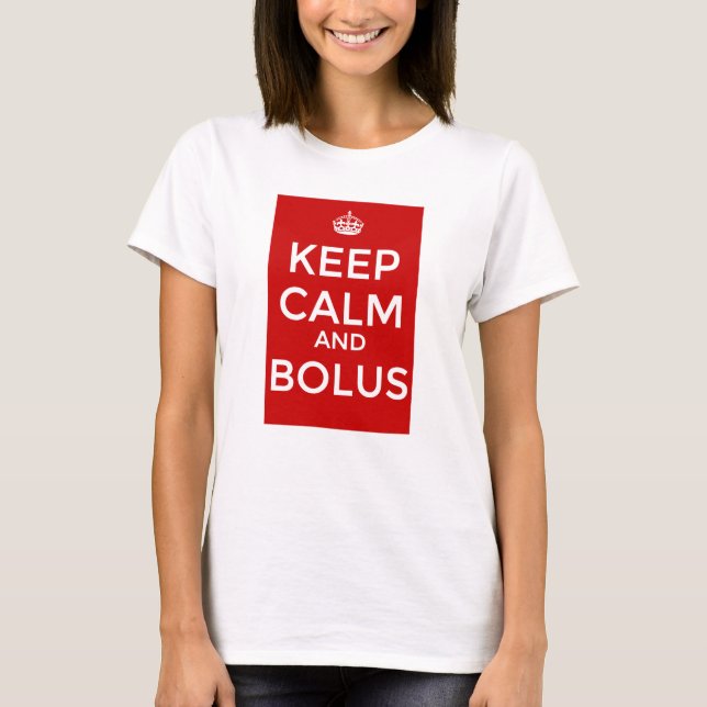 T-shirt Équipe Lauren - gardez le calme et le bol (Devant)