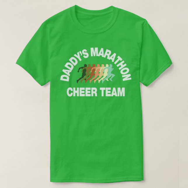 T-shirt équipe marathon cheer (Design devant)