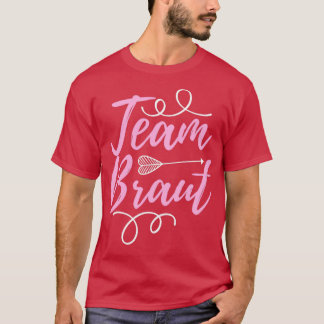 T-shirt Équipe Mariée Enterrement de Vie de Jeune Fille La
