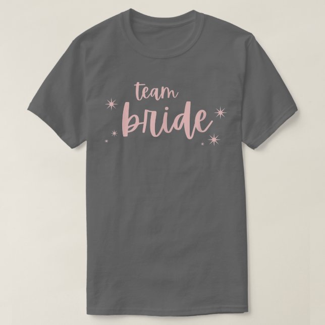 T-shirt Équipe Mariée Funny Bachelorette Set pour la fête  (Design devant)