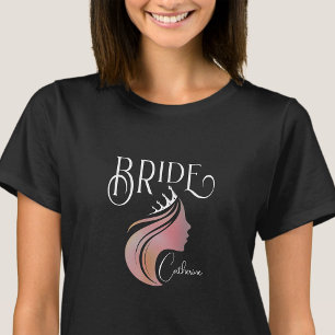 T-shirt Équipe mariée personnalisée Bachelorette Hen Party