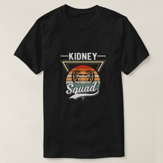 T-shirt Équipe Médicale de technicien en dialyse Hôpital K (Design devant)